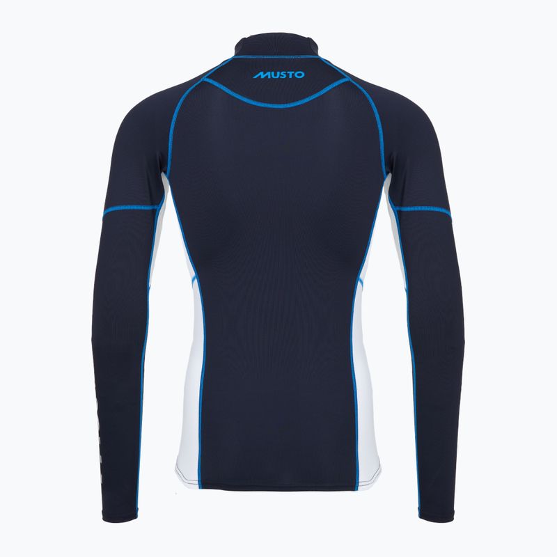 Férfi úszó hosszú ujjú felső Musto Championship Rash Guard navy/white 2