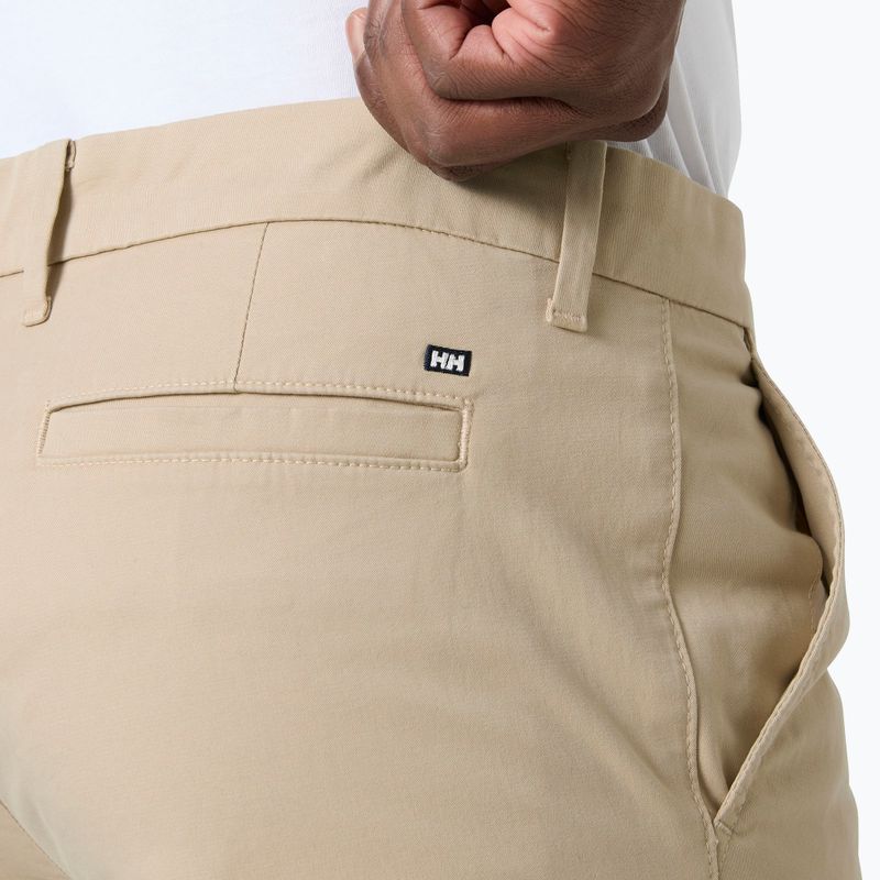 Férfi trekking rövidnadrág Helly Hansen Bryggen Chino khaki 4