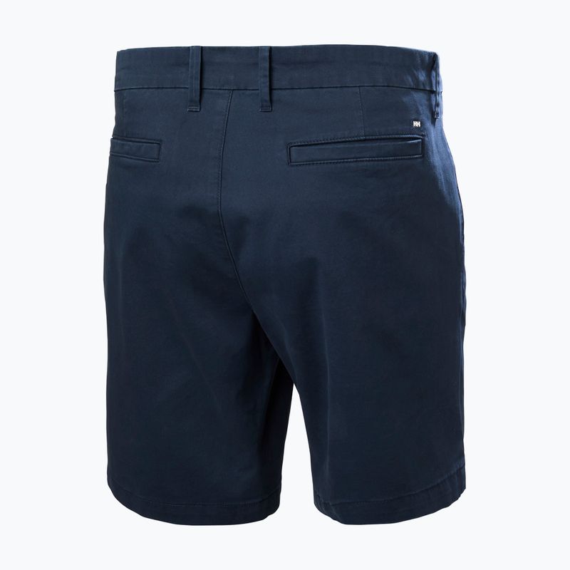Férfi trekking rövidnadrág Helly Hansen Bryggen Chino navy 6