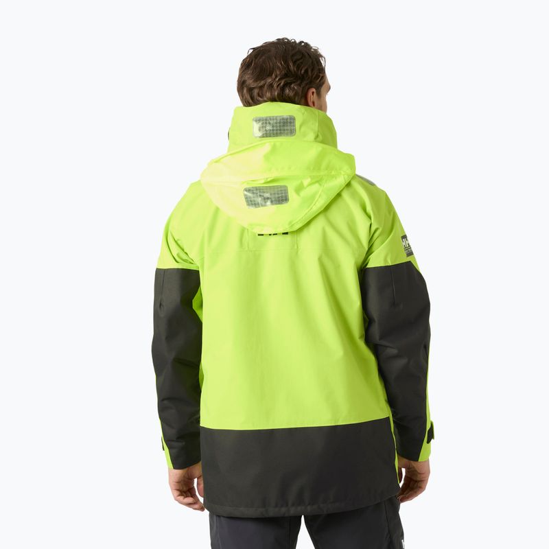 Férfi vitorláskabát Helly Hansen Skagen Offshore luminous green 2