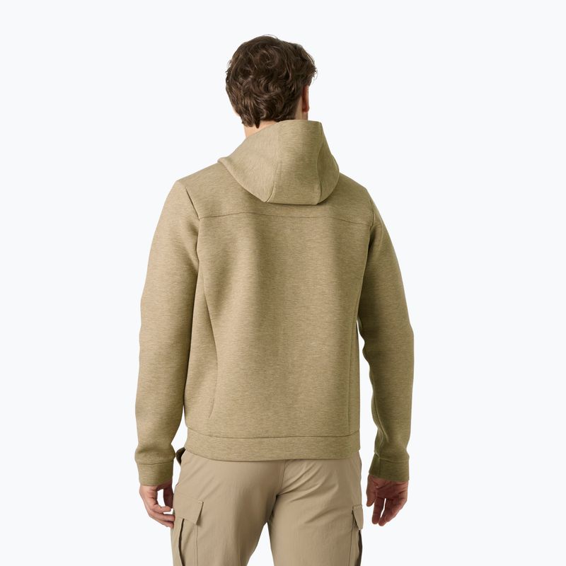 Férfi vitorlás pulóver Helly Hansen HP Ocean Full Zip 2.0 sepia melange 2