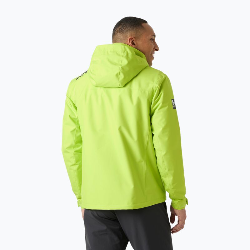 Férfi vitorláskabát Helly Hansen Crew Hooded Midlayer 2 luminous green 2