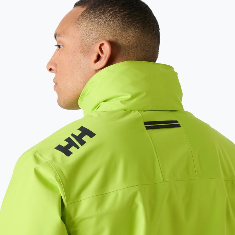 Férfi vitorláskabát Helly Hansen Crew Hooded Midlayer 2 luminous green 4