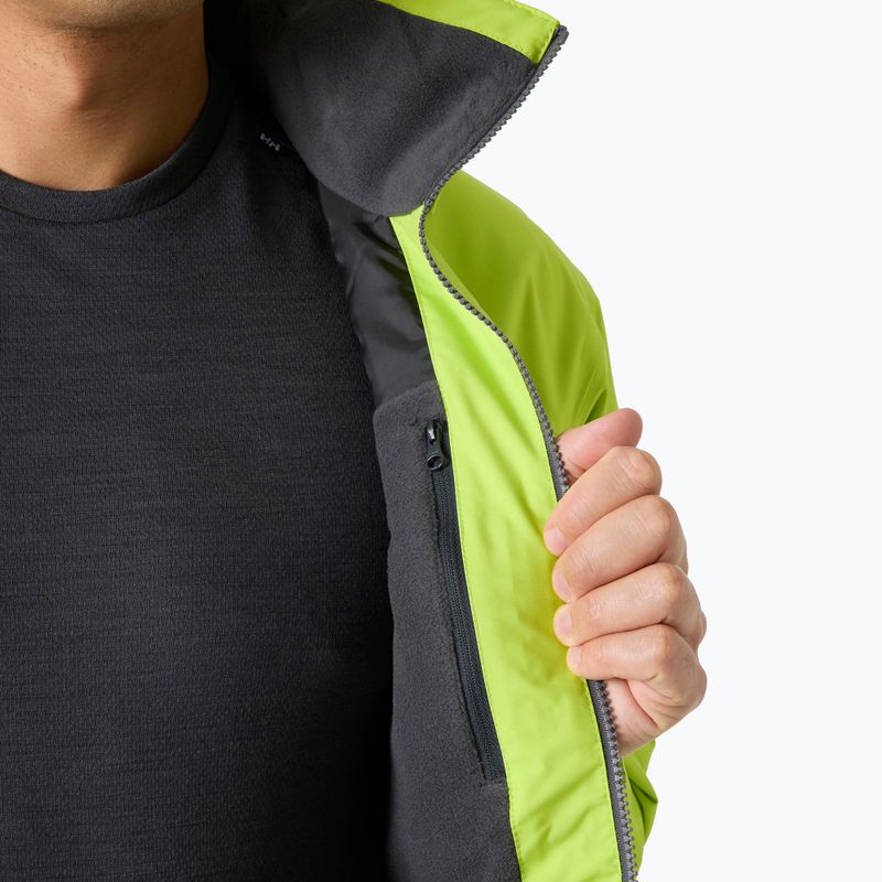Férfi vitorláskabát Helly Hansen Crew Hooded Midlayer 2 luminous green 6