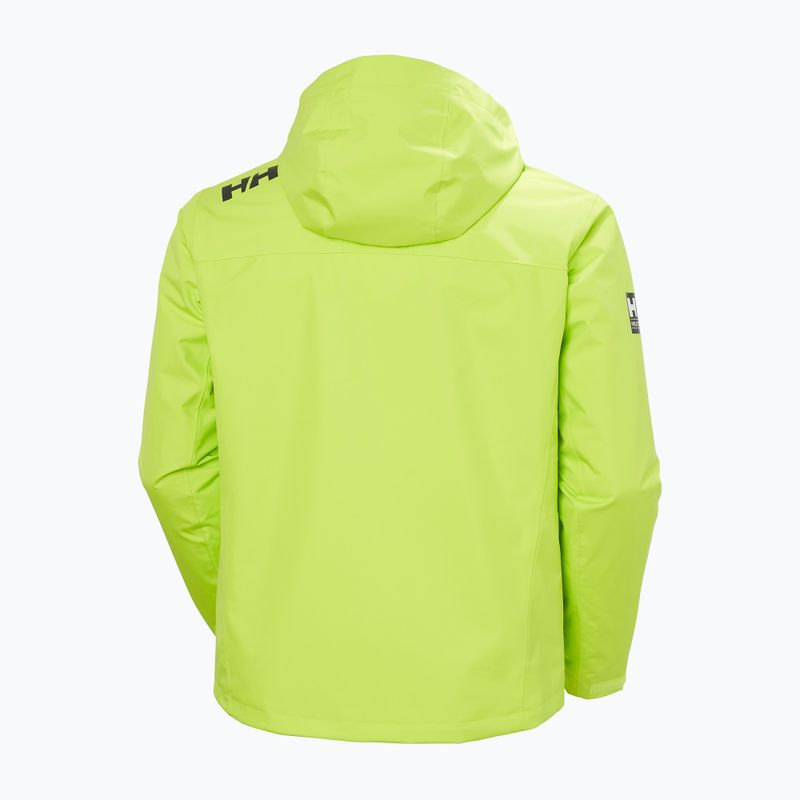 Férfi vitorláskabát Helly Hansen Crew Hooded Midlayer 2 luminous green 10
