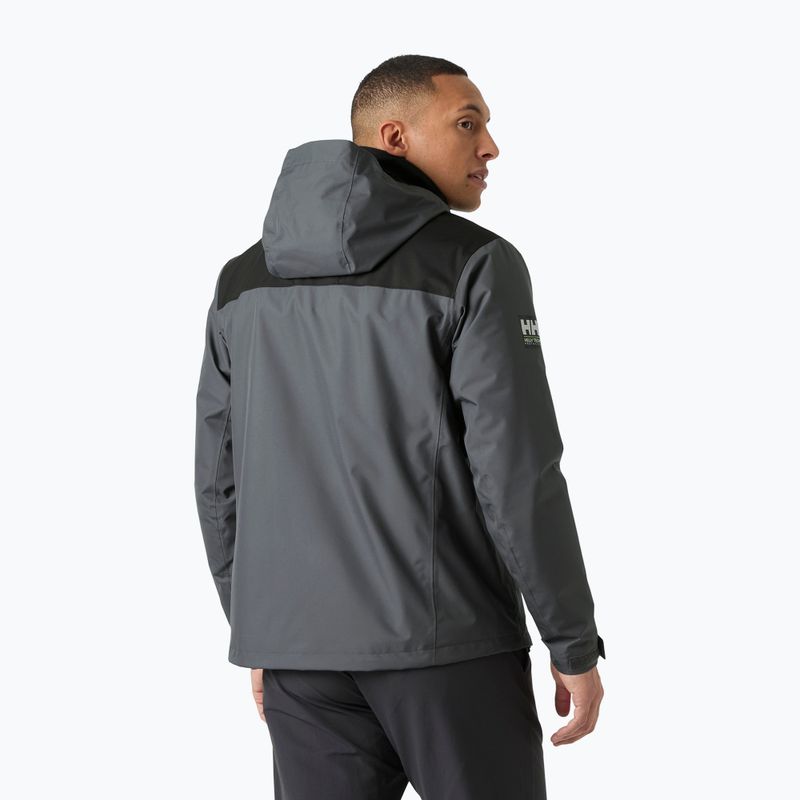 Férfi vitorláskabát Helly Hansen Crew Hooded Midlayer 2 thunder grey 2