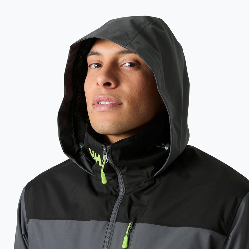 Férfi vitorláskabát Helly Hansen Crew Hooded Midlayer 2 thunder grey 3