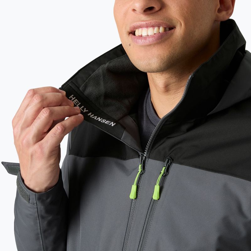 Férfi vitorláskabát Helly Hansen Crew Hooded Midlayer 2 thunder grey 4