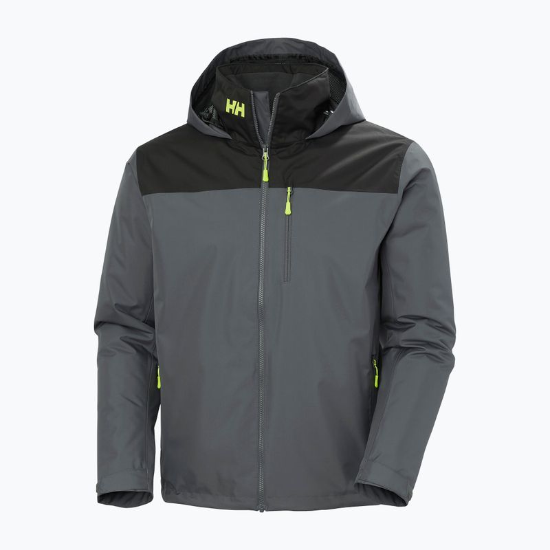 Férfi vitorláskabát Helly Hansen Crew Hooded Midlayer 2 thunder grey 9
