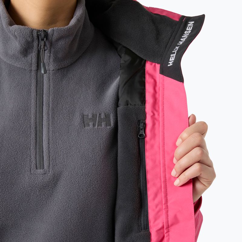 Női vitorláskabát Helly Hansen Crew Hooded Midlayer 2.0 hot pink 5