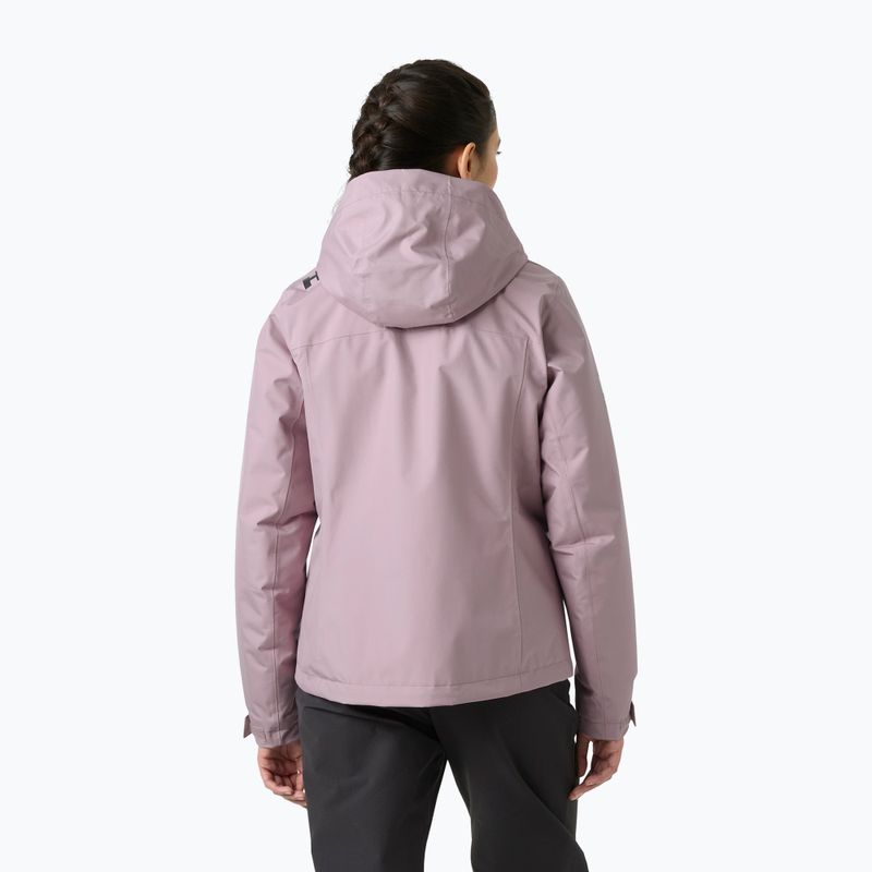 Női vitorláskabát Helly Hansen Crew Hooded Pile purple clay 2