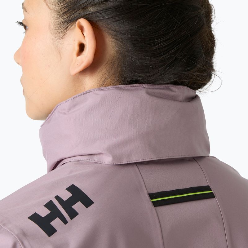 Női vitorláskabát Helly Hansen Crew Hooded Pile purple clay 4