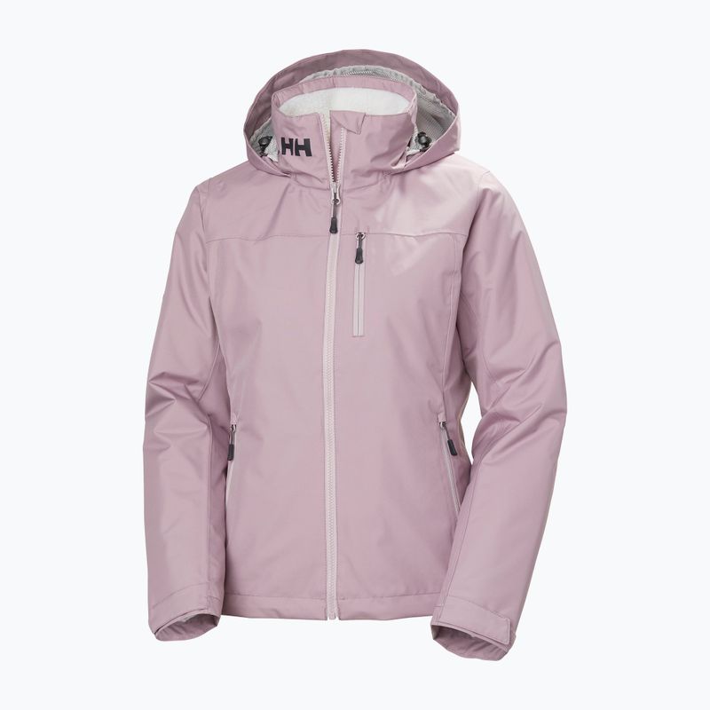 Női vitorláskabát Helly Hansen Crew Hooded Pile purple clay 8