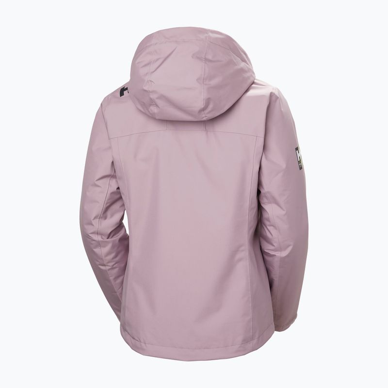 Női vitorláskabát Helly Hansen Crew Hooded Pile purple clay 9