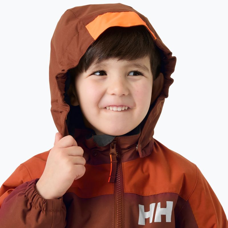 Gyerek síoverál Helly Hansen Rider 3.0 Ins iron oxide 5