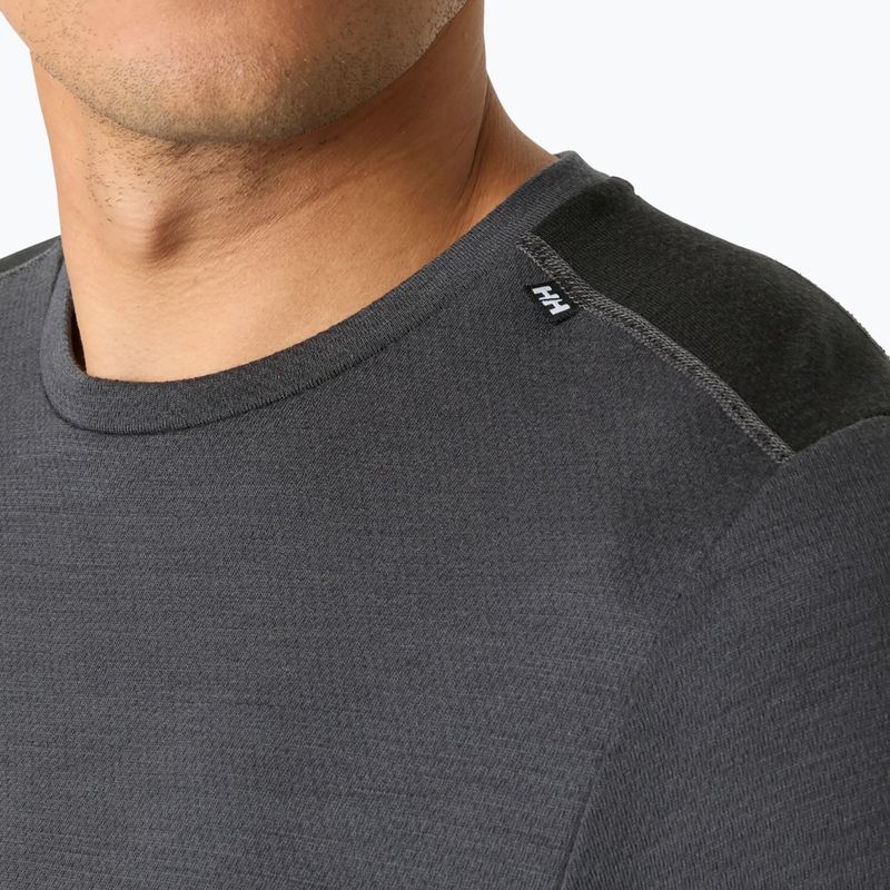 Férfi Termoaktiv pulóver Helly Hansen Lifa Merino Midweight Crew thunder grey 3