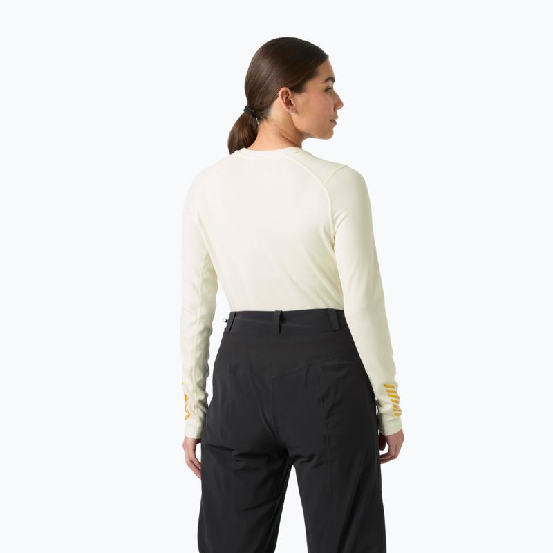 Női Termoaktiv pulóver Helly Hansen Lifa Merino Midweight Gra snow monogram aop 2