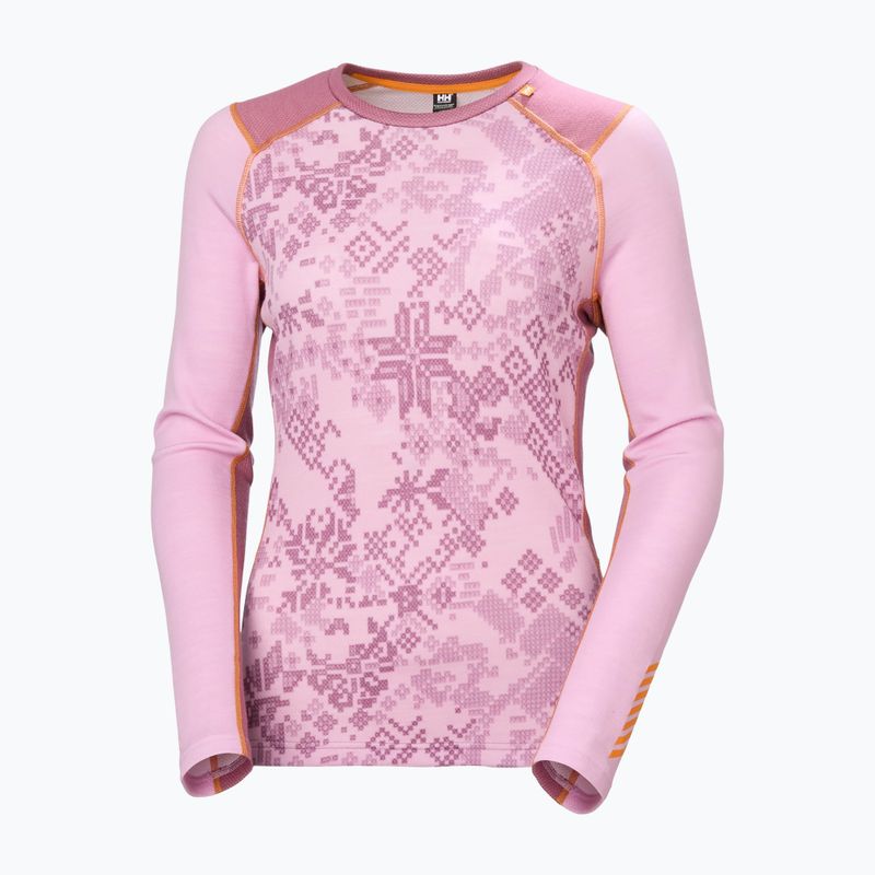 Női termikus pulóver Helly Hansen Lifa Merino Midweight Gra cseresznyevirág új nordic 5