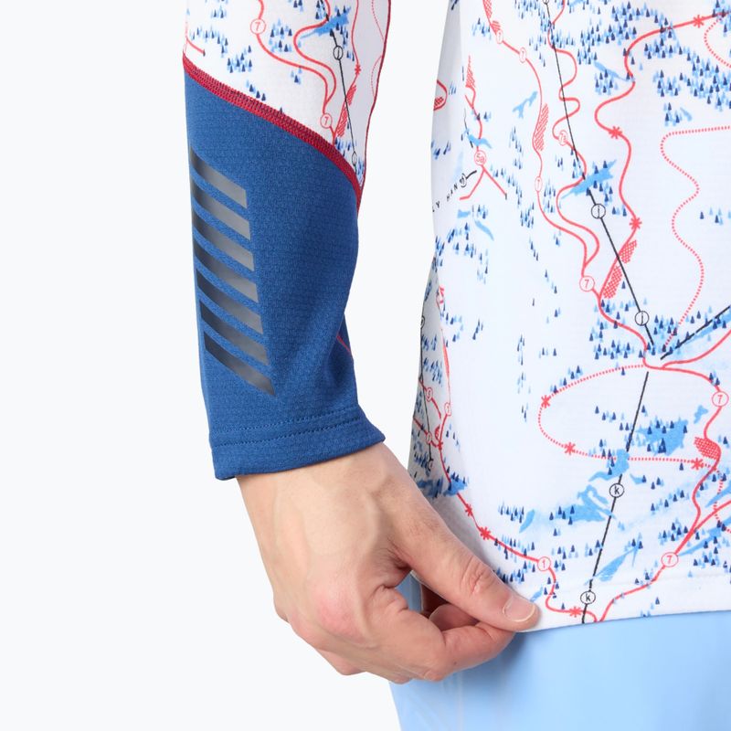 Férfi Termoaktiv pulóver Helly Hansen Lifa Active white slope map aop 4