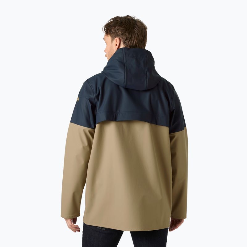Férfi vitorláskabát Helly Hansen Moss Block Coat pebble 2
