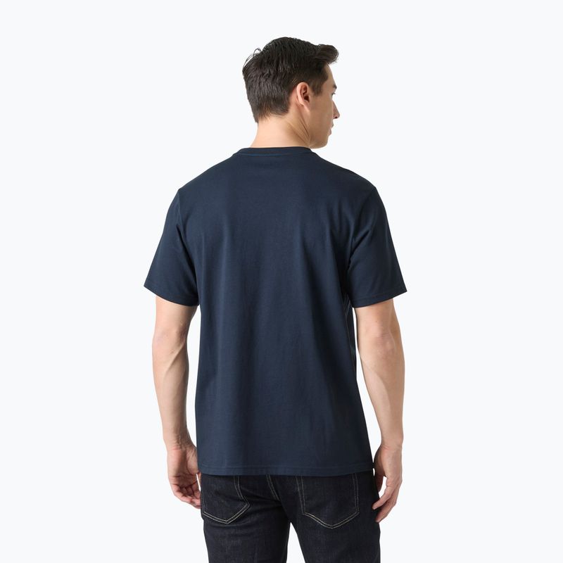 Férfi póló Helly Hansen Logo 3.0 SS navy 2