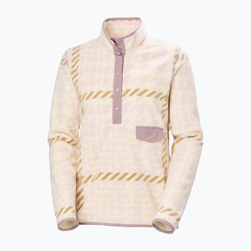 Női polár pulóver Helly Hansen Maridalen Printed Fleece pink shake broxburn plaid 5