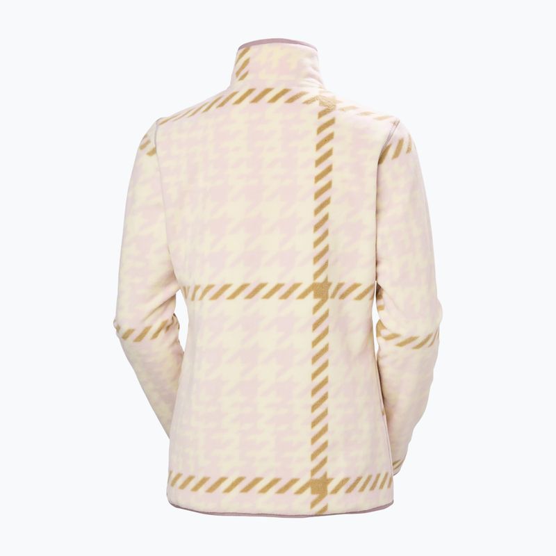Női polár pulóver Helly Hansen Maridalen Printed Fleece pink shake broxburn plaid 6