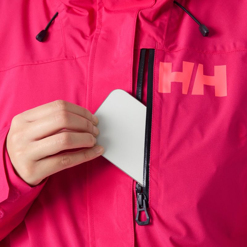 Női síkabát Helly Hansen Powshot cranberry 4