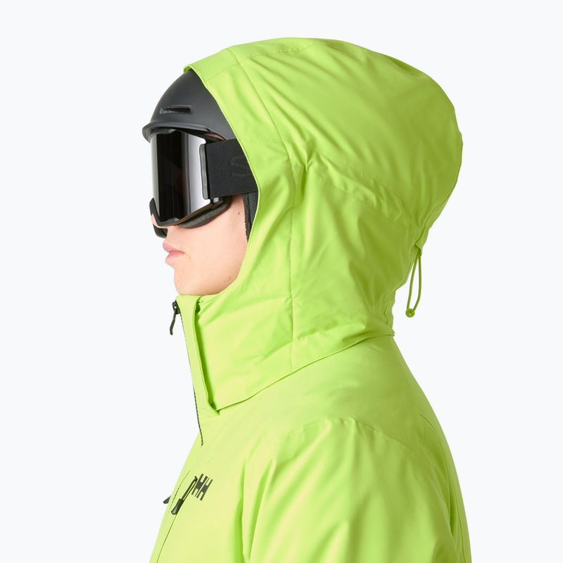 Férfi síkabát Helly Hansen Alpha 4.0 luminous green 3