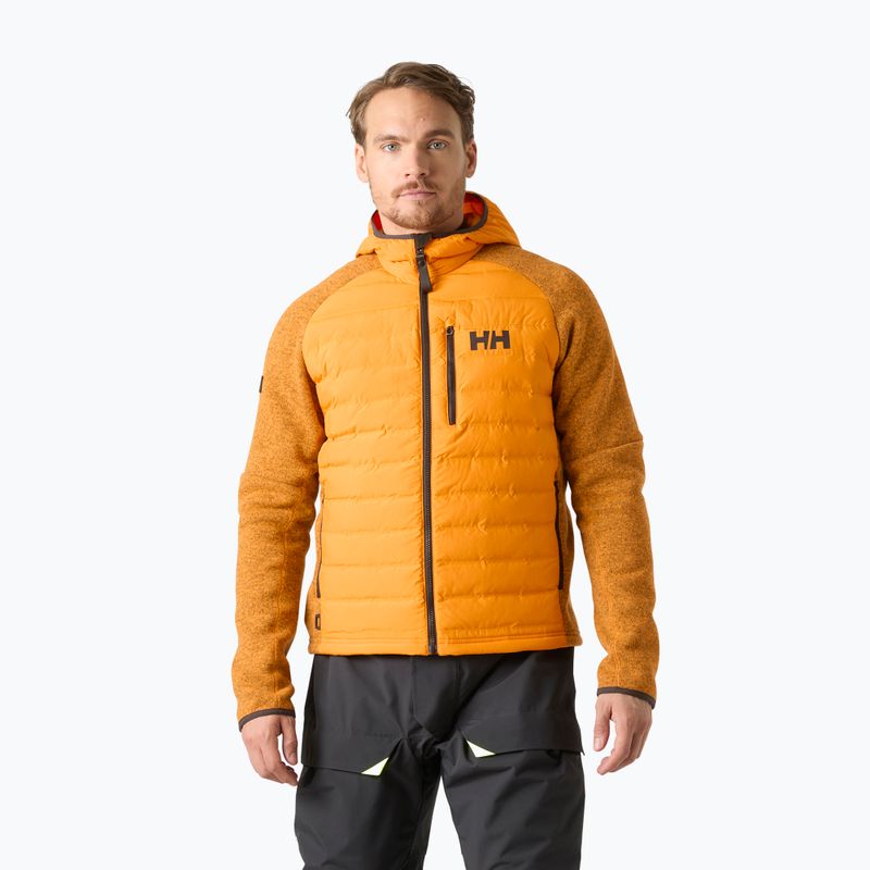 Férfi hibrid kabát Helly Hansen Skagen Hybrid Knit Insulator ignite orange