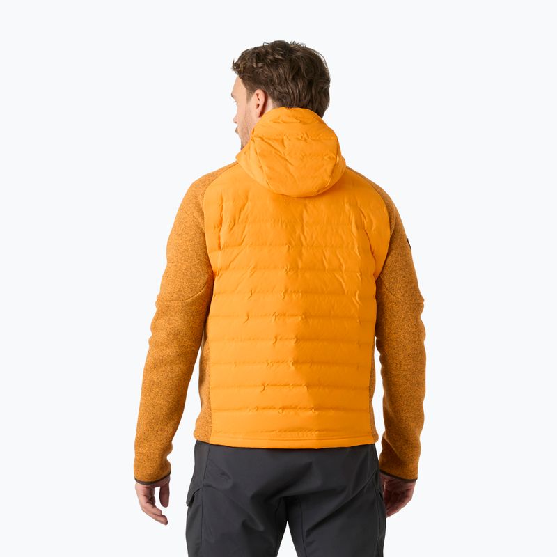 Férfi hibrid kabát Helly Hansen Skagen Hybrid Knit Insulator ignite orange 2