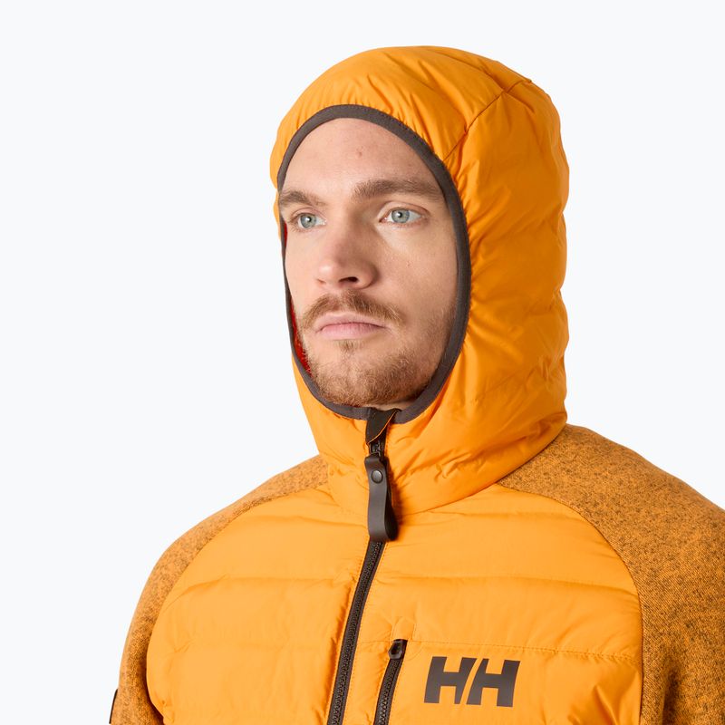 Férfi hibrid kabát Helly Hansen Skagen Hybrid Knit Insulator ignite orange 3