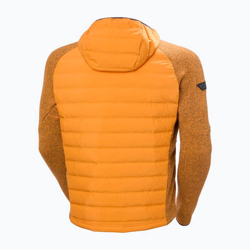 Férfi hibrid kabát Helly Hansen Skagen Hybrid Knit Insulator ignite orange 7