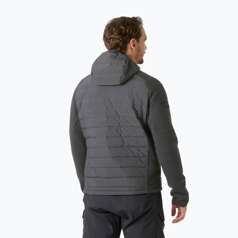 Férfi hibrid kabát Helly Hansen Skagen Hybrid Knit Insulator ebony 2