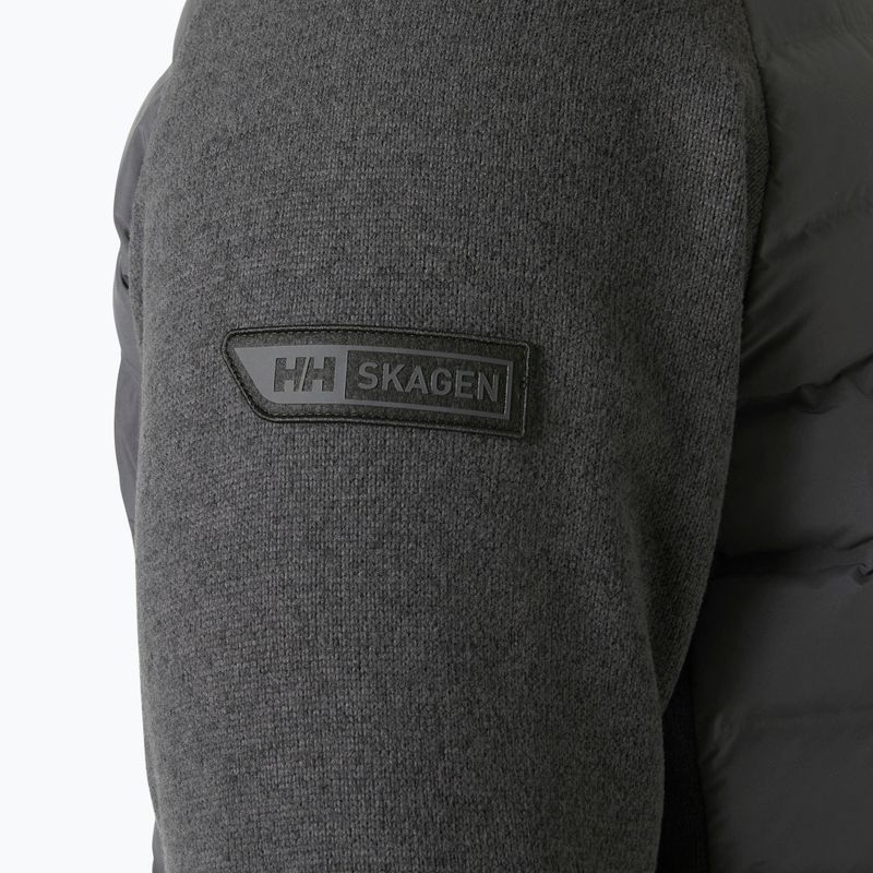Férfi hibrid kabát Helly Hansen Skagen Hybrid Knit Insulator ebony 5