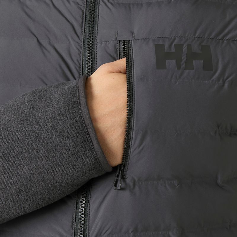 Férfi hibrid kabát Helly Hansen Skagen Hybrid Knit Insulator ebony 6