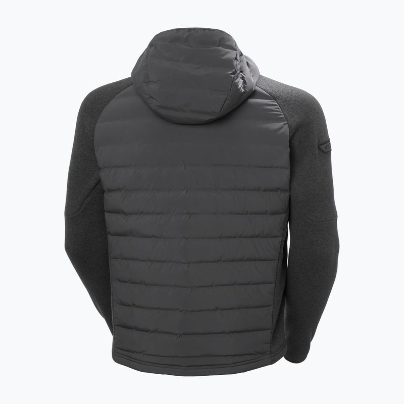 Férfi hibrid kabát Helly Hansen Skagen Hybrid Knit Insulator ebony 9