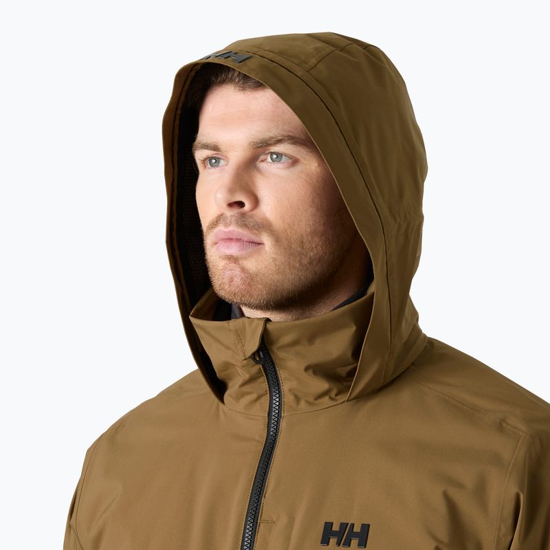 Férfi vitorláskabát Helly Hansen HP Racing Lifaloft Hood sepia 3
