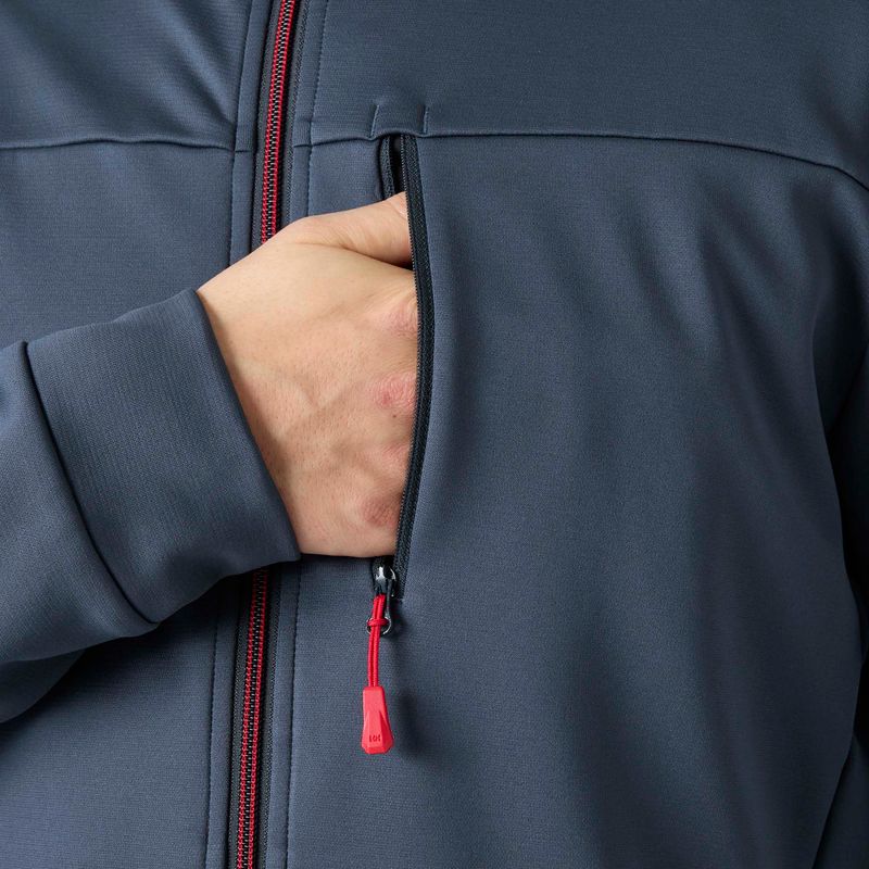 Férfi kabát Helly Hansen Crew Fleece navy 4
