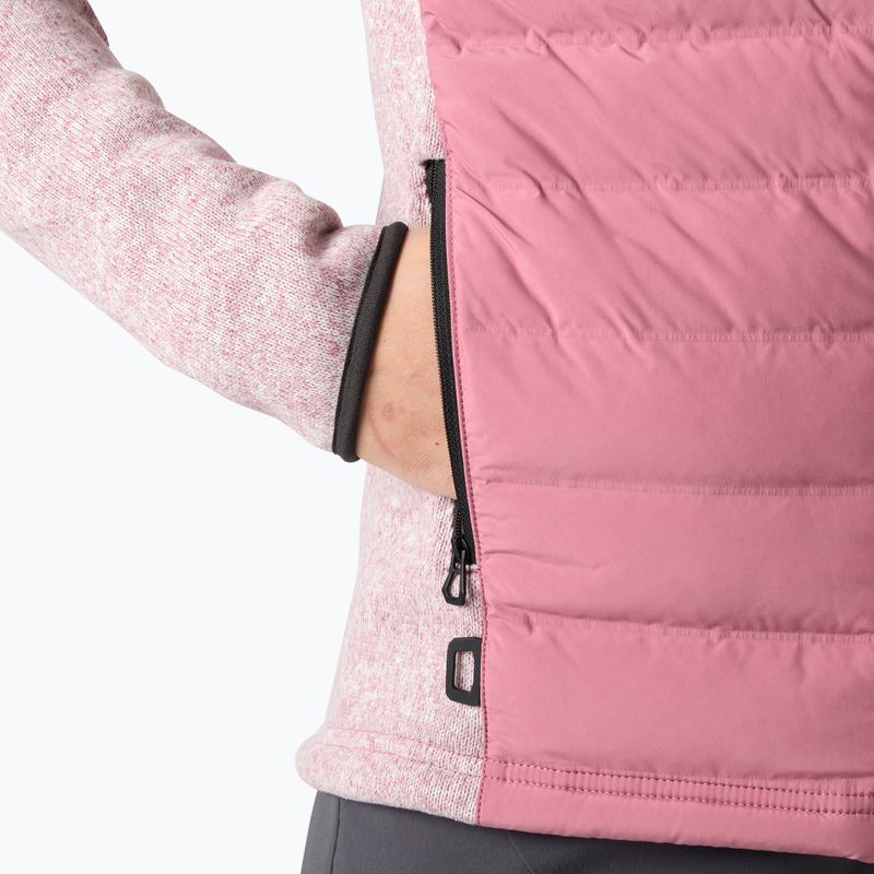 Női hibrid kabát Helly Hansen Skagen Hybrid Knit Insulator wildberry 5