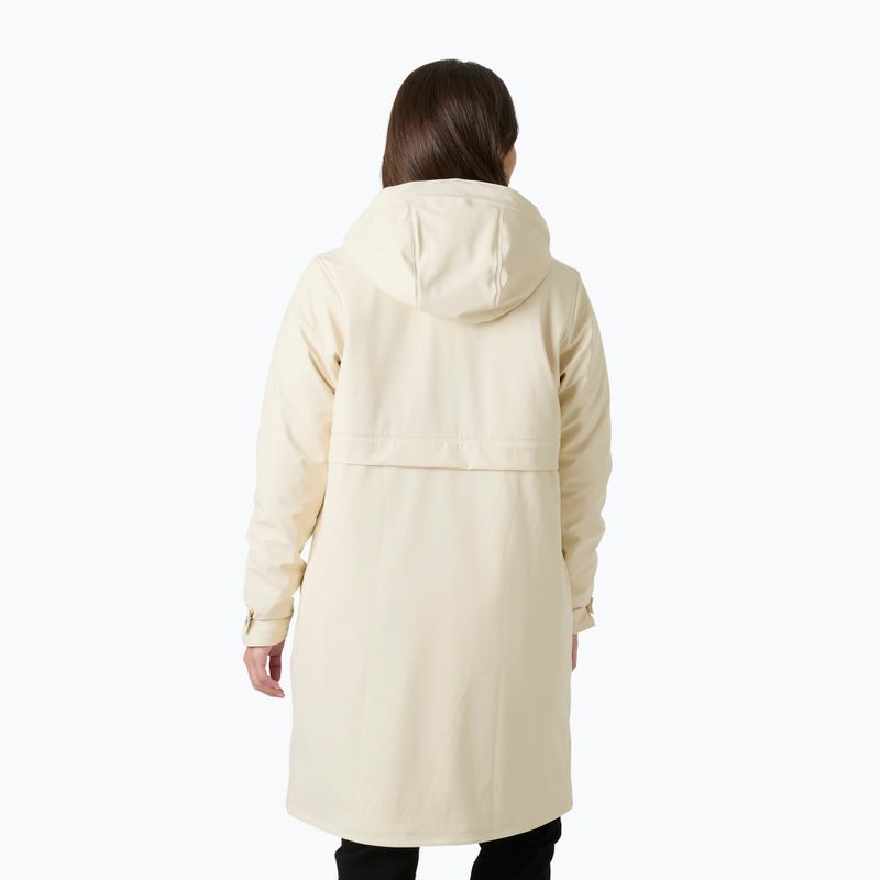 Női esőkabát Helly Hansen Moss Ins Pu Coat cream 2