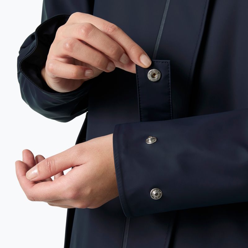 Női esőkabát Helly Hansen Moss Ins Pu Coat navy 5