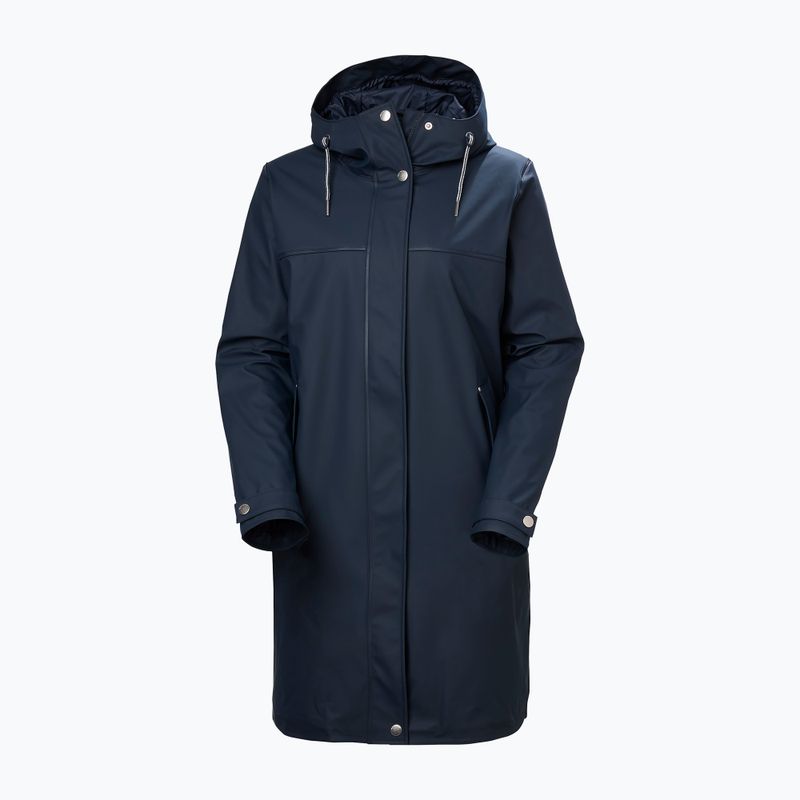 Női esőkabát Helly Hansen Moss Ins Pu Coat navy 7