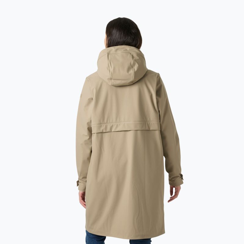 Női esőkabát Helly Hansen Moss Ins Pu Coat pebble 2