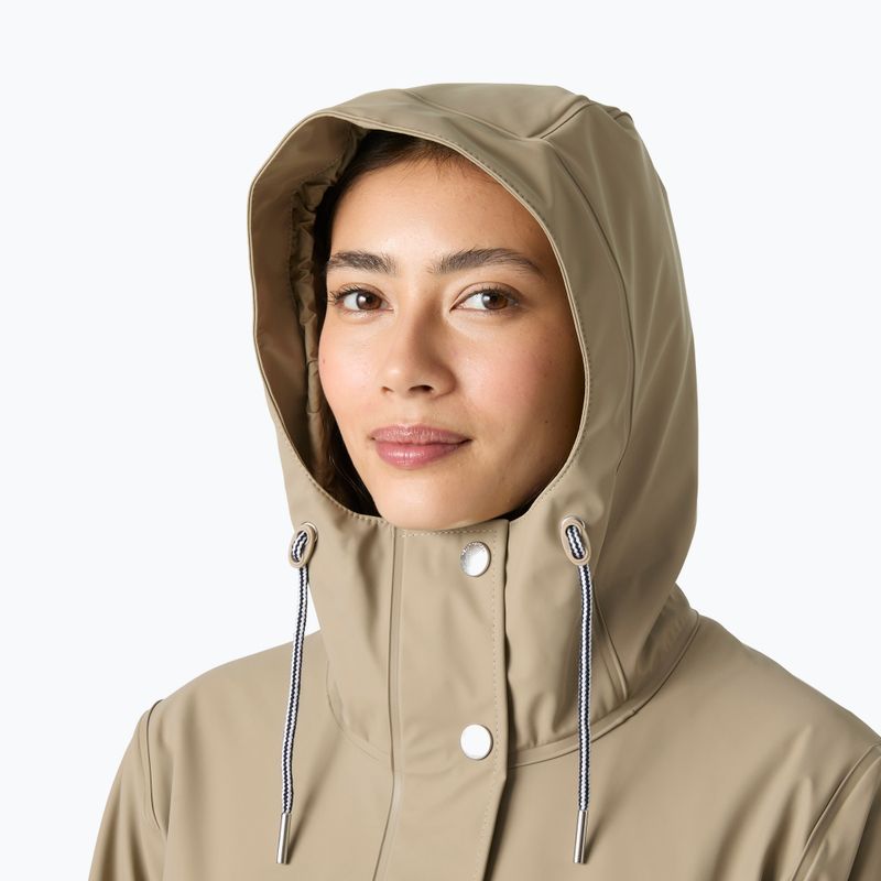 Női esőkabát Helly Hansen Moss Ins Pu Coat pebble 3