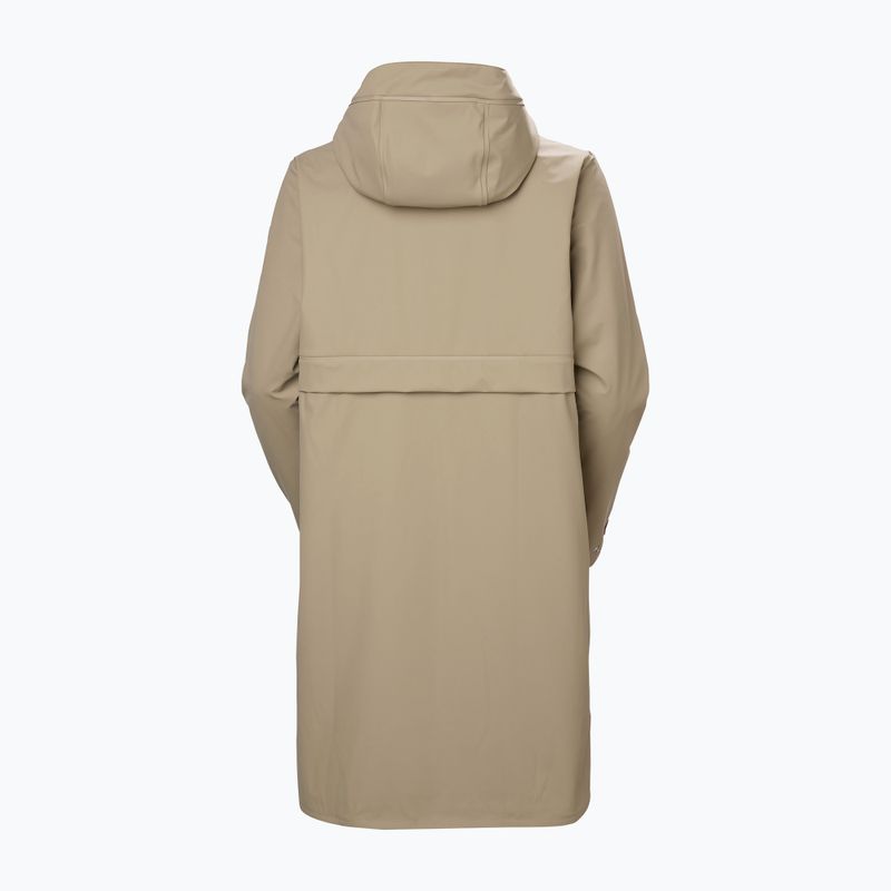 Női esőkabát Helly Hansen Moss Ins Pu Coat pebble 8