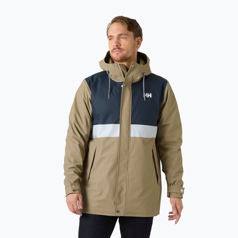 Férfi vitorláskabát Helly Hansen Moss Insulated Coat pebble