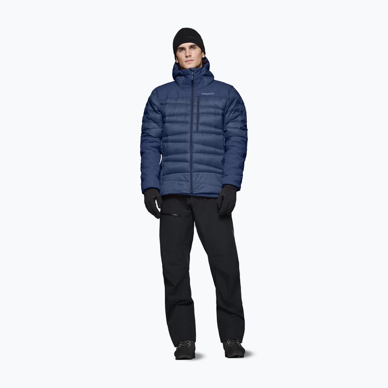Férfi pehelykabát NORRONA Falketind Down 750 Zip Hood indigo night 2
