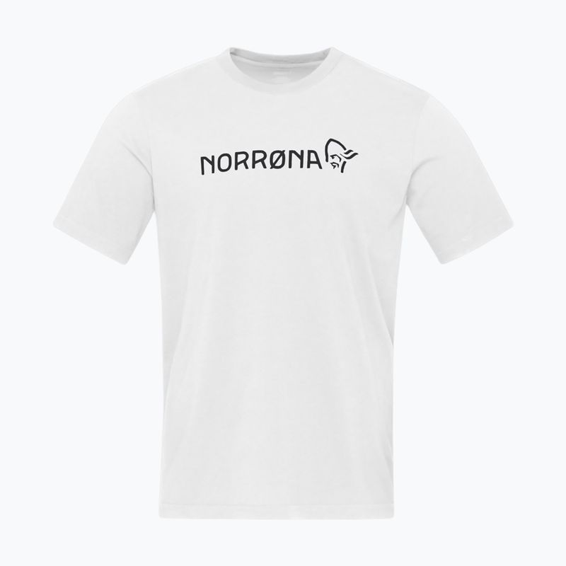 Férfi póló NORRONA Cotton Viking pure white 4