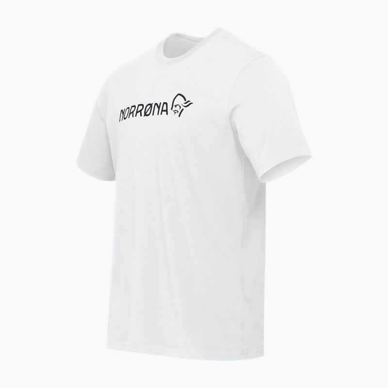 Férfi póló NORRONA Cotton Viking pure white 6